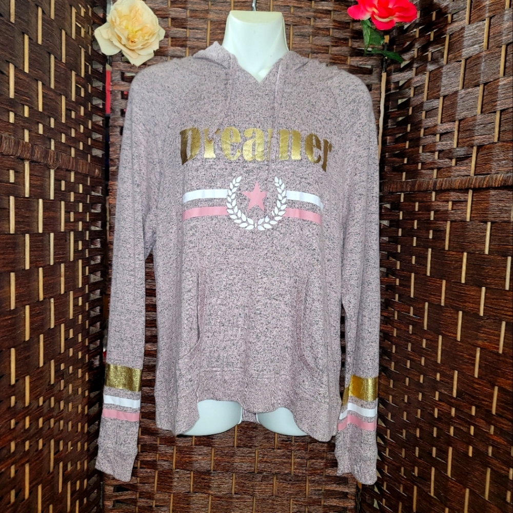 Inspired💗hearts Hoodie top good condition color
